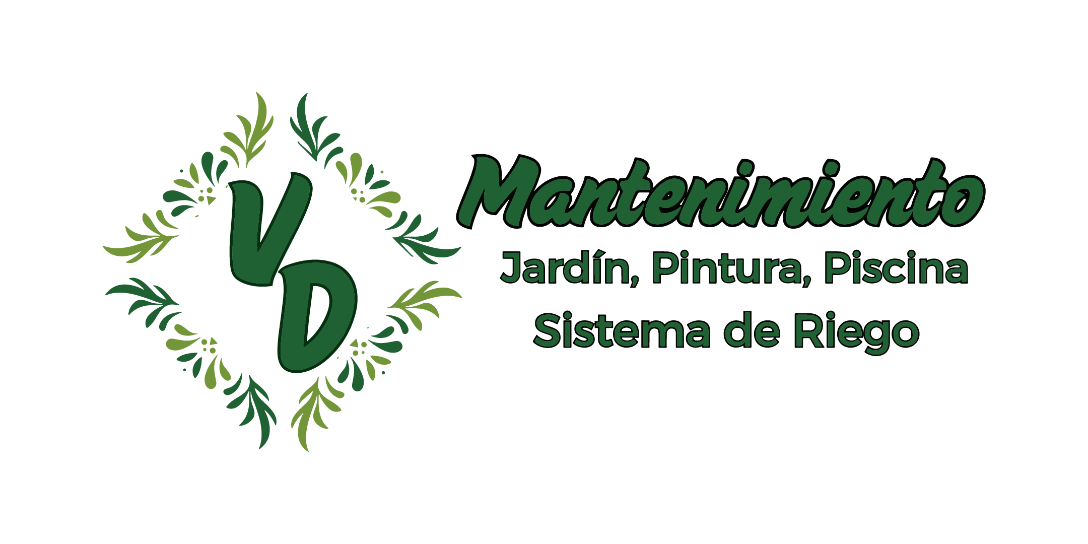 logo de construcción y jardinería